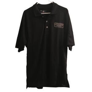 Pro Celebrity Legends Motorsports Black Polo Size Medium